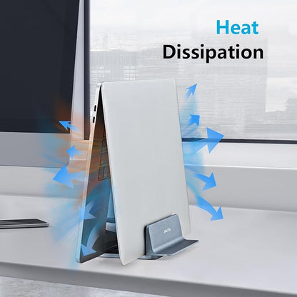 JARLINK Vertical Laptop Stand, Aluminum Laptop Holder Desktop Stand - Image 5