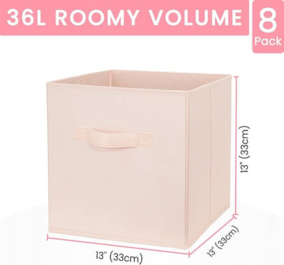 Storage Cubes - 13 Inch Heavy Duty Fabric Storage Bins - Image 2