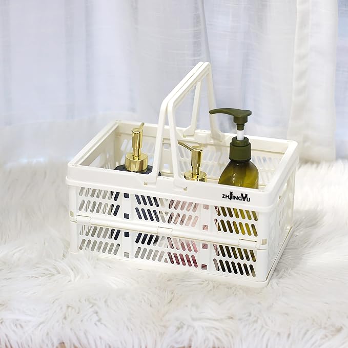 ZHJINGYU crates for storage, plastic baskets for organizing, collapsible - Image 8