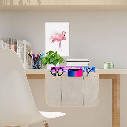 Bedside Caddy Bedside Storage Organizer Magazine Phone Tablet iPad Remote Holder - Image 7