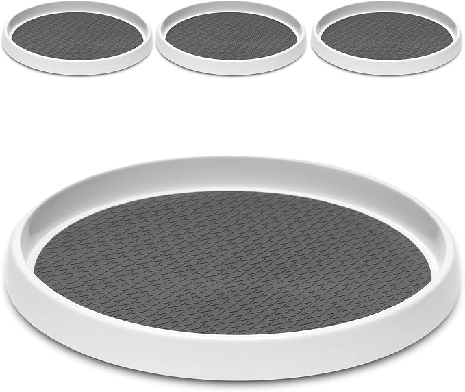 12-Inch Non-Skid Turntable Lazy Susan Organizer by MakeLifeBetterEasier