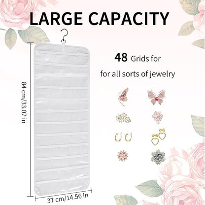 Bloss Hanging Jewelry Organizer, Double-Size jewelrys Storage - Image 4