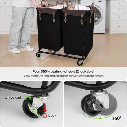 StorageWorks 280L Large Lanudry Hamper - Image 7