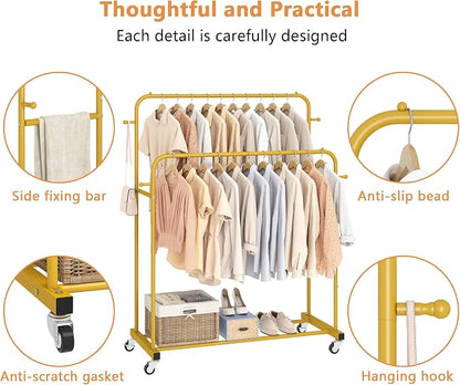 Laiensia Double Rods Garment Rack - Image 6