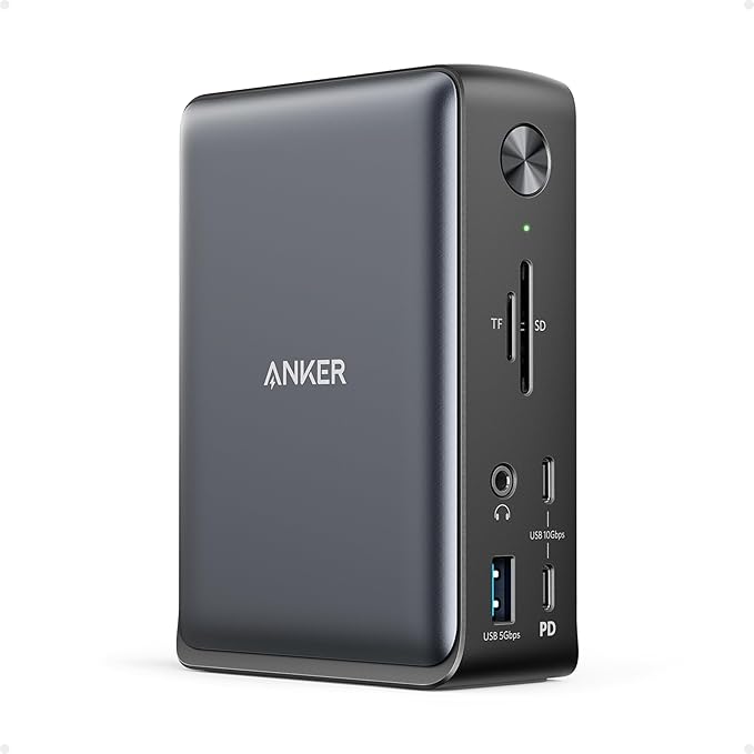Anker Laptop Docking Station, 13-in-1 USB-C Docking Station, Triple Display by Unknown
