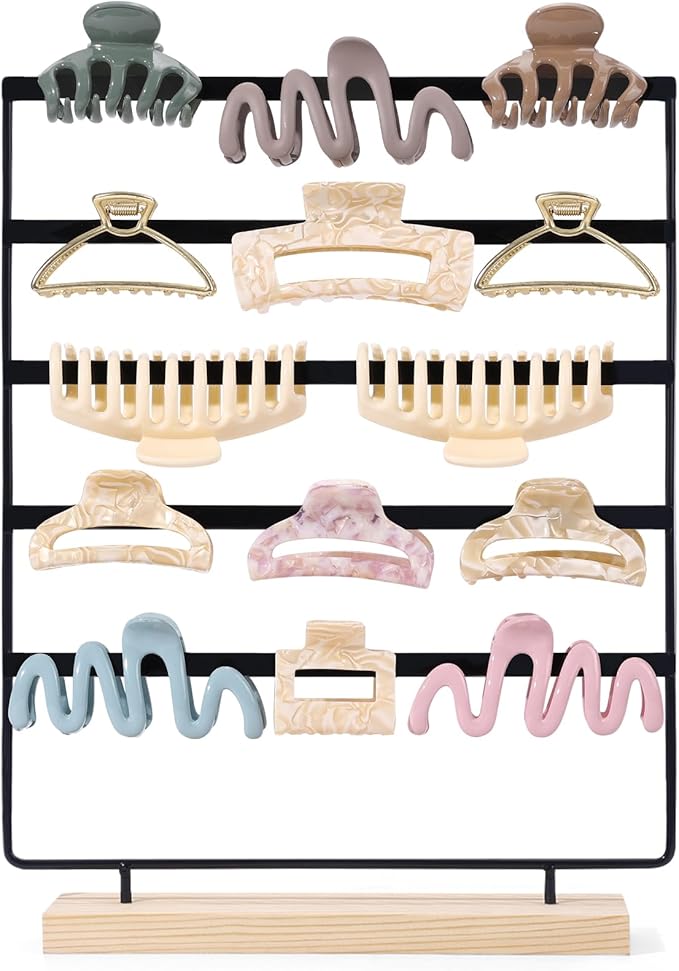 SNOWSTAR Hair Claw Clip Holder Organizer by WelcometoSNOWSTAR