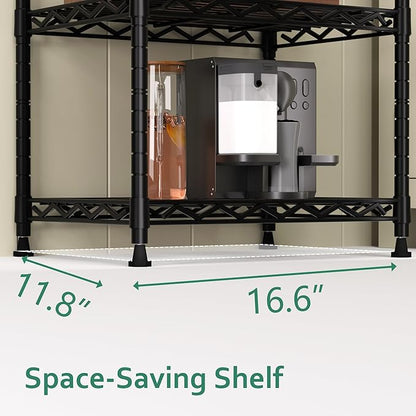 GIOTORENT 6-Tier Storage Shelves Standing Shelving Metal Units, Adjustable - Image 3