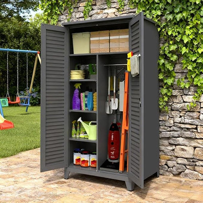 Tall Metal Tool Storage Cabinet - Image 7