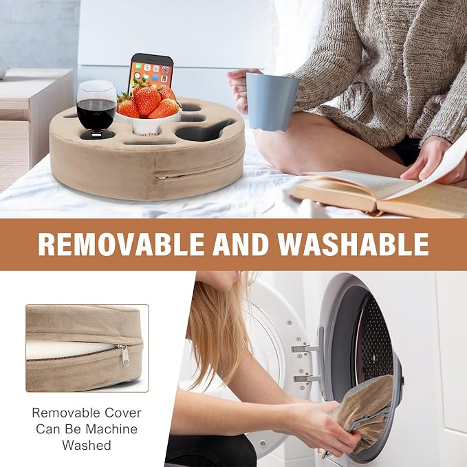 INNO STAGE Couch Cup Holder-Sofa Cup Holder Pillow | Couch Caddy Buddy | Drinks - Image 7