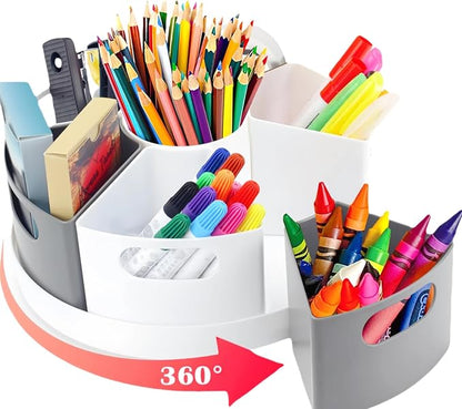 Rotating Art Supply Organizer Storage Caddy - Image 8