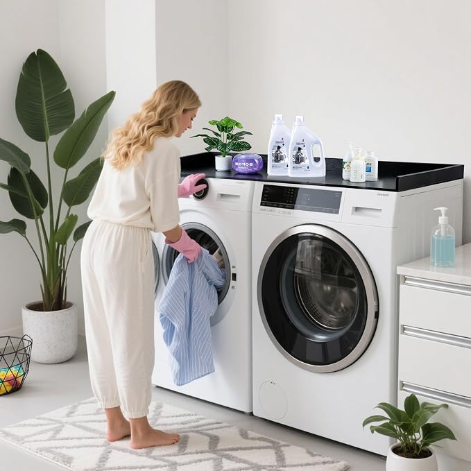 Hanobe Washer Dryer Countertop Topper : Wood Laundry Table Top - Image 3