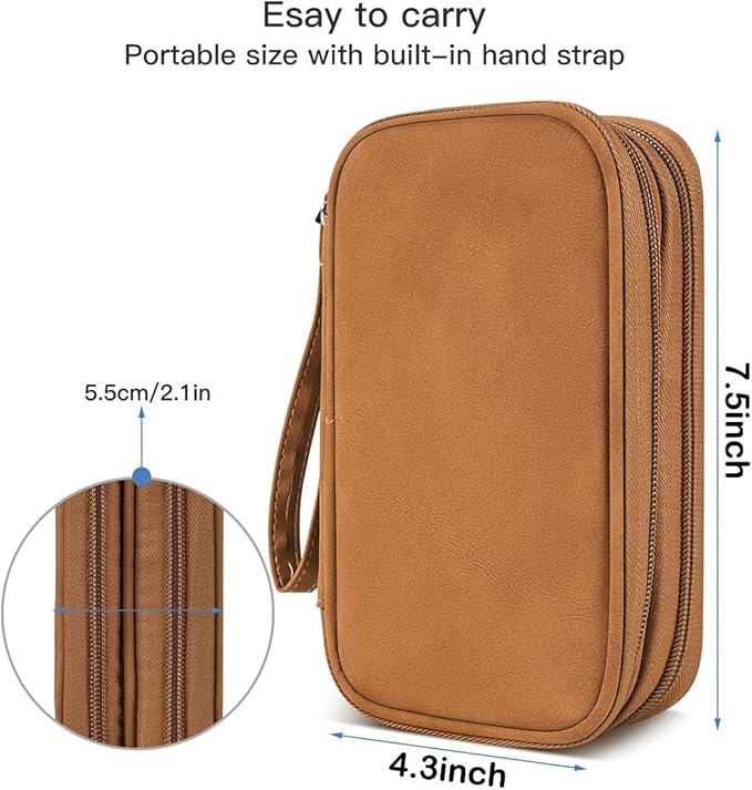 CAAORDKSO Travel Cable Organizer Pouch Electronic Accessories Carry Case Water - Image 2