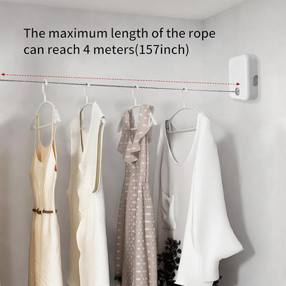 JOOM Retractable Clothesline Heavy Duty Clothes Drying Laundry Line Wall - Image 2