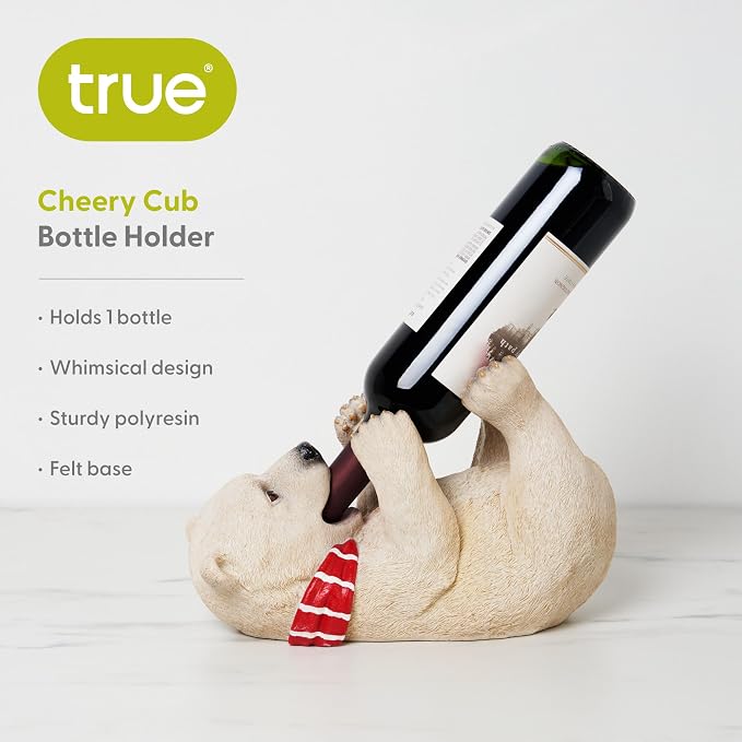 True Cheery Cub Polyresin Wine Bottle Holder - Image 2