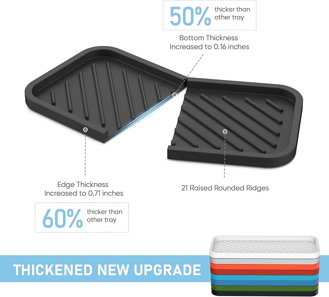 EG-SIPRO Kitchen Sink Organizer Tray, Sponge Holder - Image 2