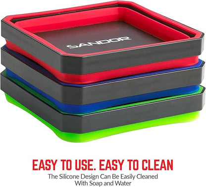 SANDOR Collapsible Magnetic Parts Tray Set - Image 8