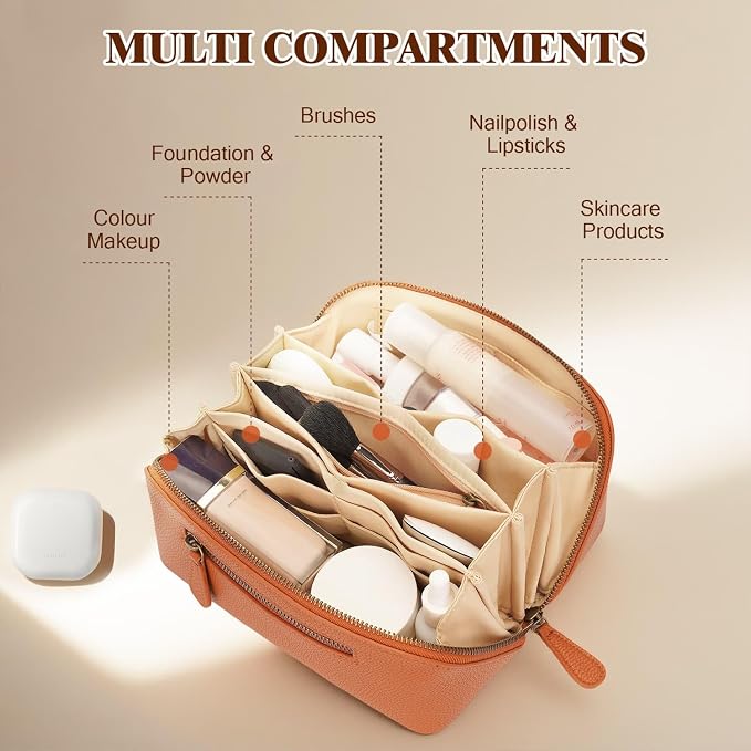 Travel Makeup Bag Large Capacity Cosmetic Bags - Image 2