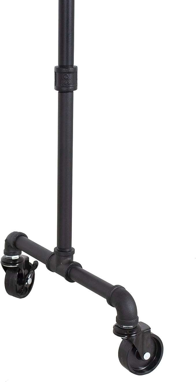 William Roberts Vintage Industrial Heavy Duty Hanging Rod Garment Rolling - Image 5