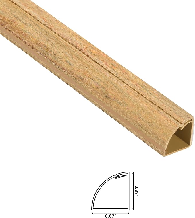 D-Line Cord Cover Kit, 30FT Self-Adhesive Wire Hider, Cable Raceway to Hide - Image 3