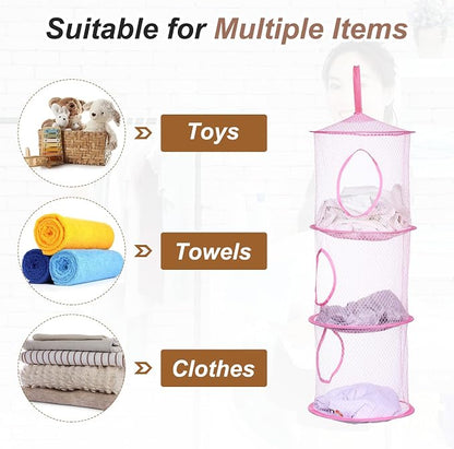 uxcell 2Pcs Mesh Hanging Storage Basket - Image 4
