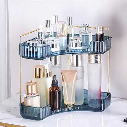 Corner Bathroom Counter Organizer Bathroom Countertop Shelf Makeup Organizer by Weidace