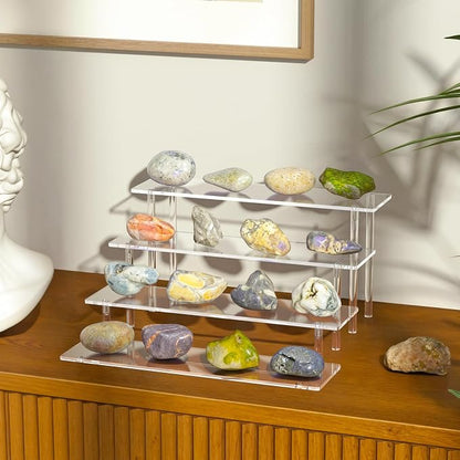 4 Tier Acrylic Display Risers, Large Cupcake Stand Holder, Dessert Display - Image 5