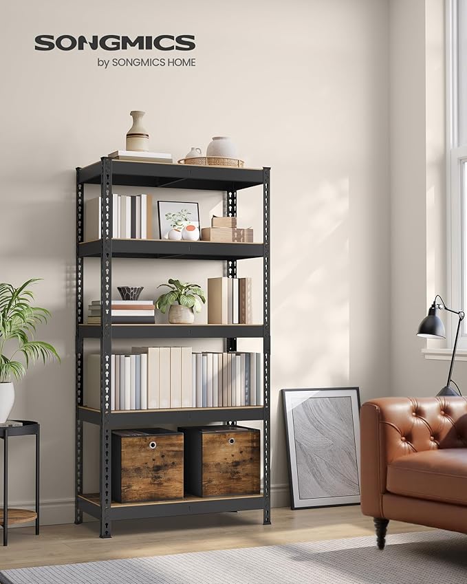SONGMICS 5-Tier Storage Shelves, Load 2310 lb, Garage Storage, Boltless Assembly - Image 3