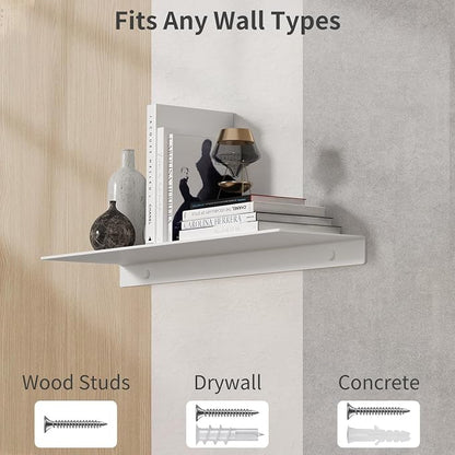 Danpoo 20 inch Long White Floating Shelf - Image 7
