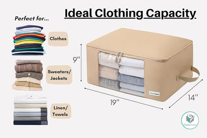 Clothing Storage Bags Clothes Organizer folding fabric bags - Image 2