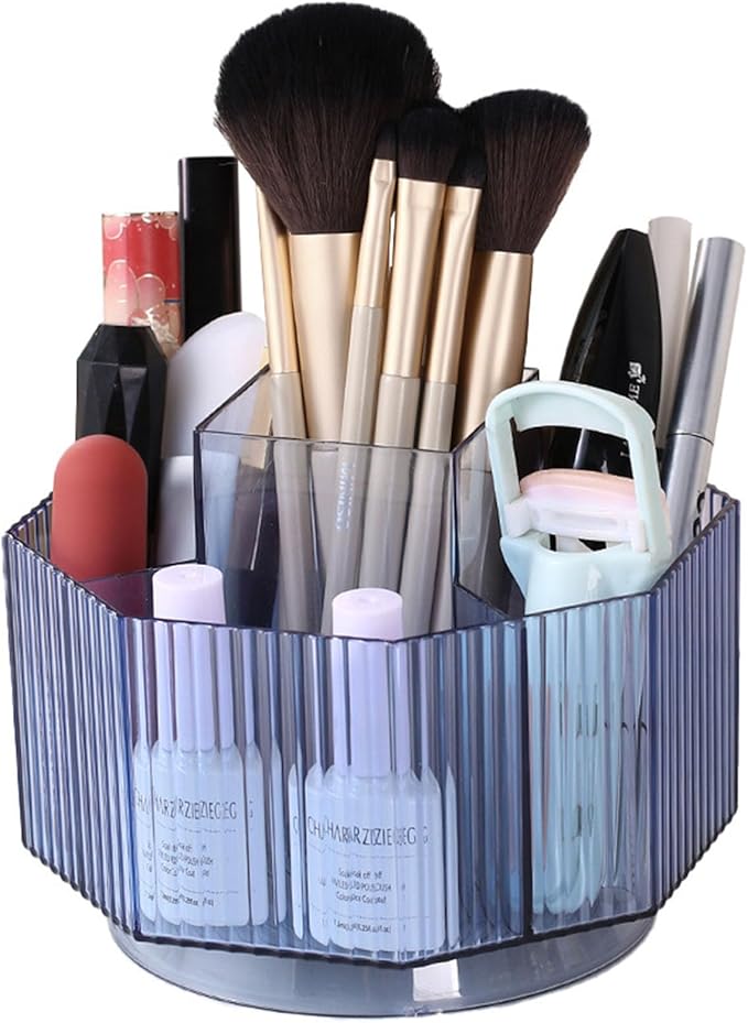LINFIDITE 360°Rotating Makeup Organizer Holder Cosmetic Display Case Clear by LINFIDITE