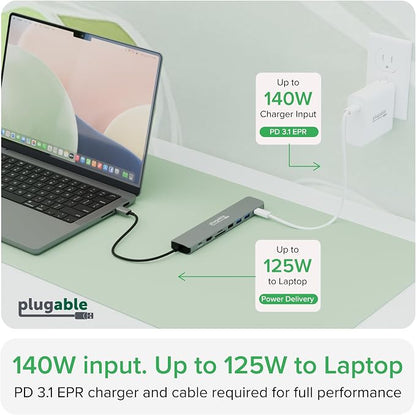 Plugable USB C Hub Multiport Adapter: 9-in-1 - Image 4