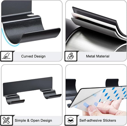 2 PCS Hair Straightener Holder Wall Mount Curling Iron Holder, Hair Dryer - Image 8