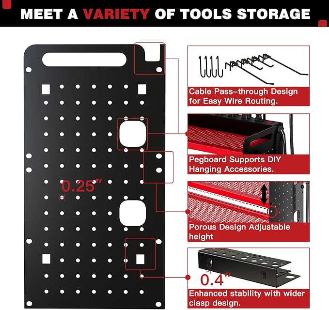 Power Tool Organizer Wall Mount - Image 6