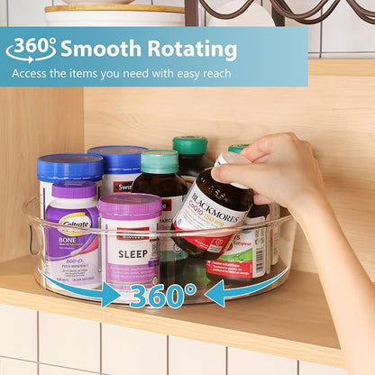 GUZON 4 Pack Lazy Susan Organizer - Image 2