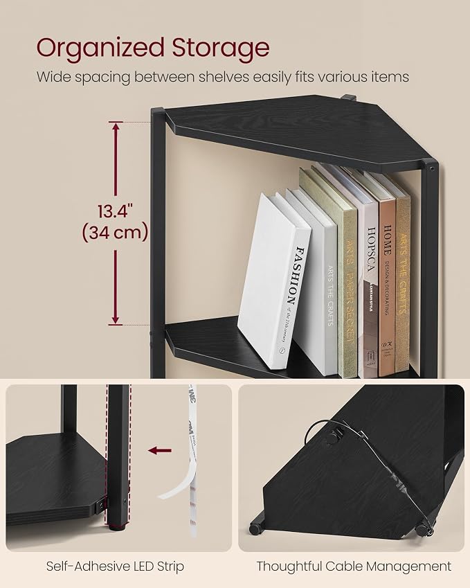 VASAGLE Corner Shelf Stand - Image 5