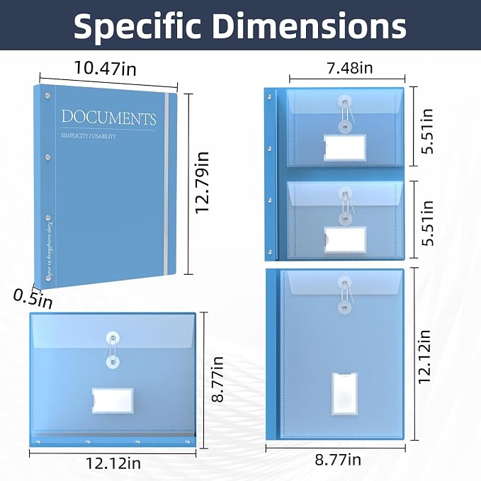 Accordion File Organizer, Expanding File Folders - Image 2