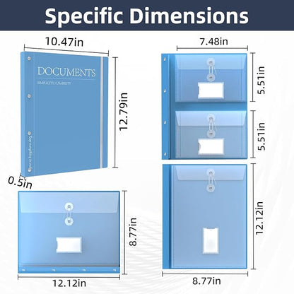 Accordion File Organizer, Expanding File Folders - Image 2