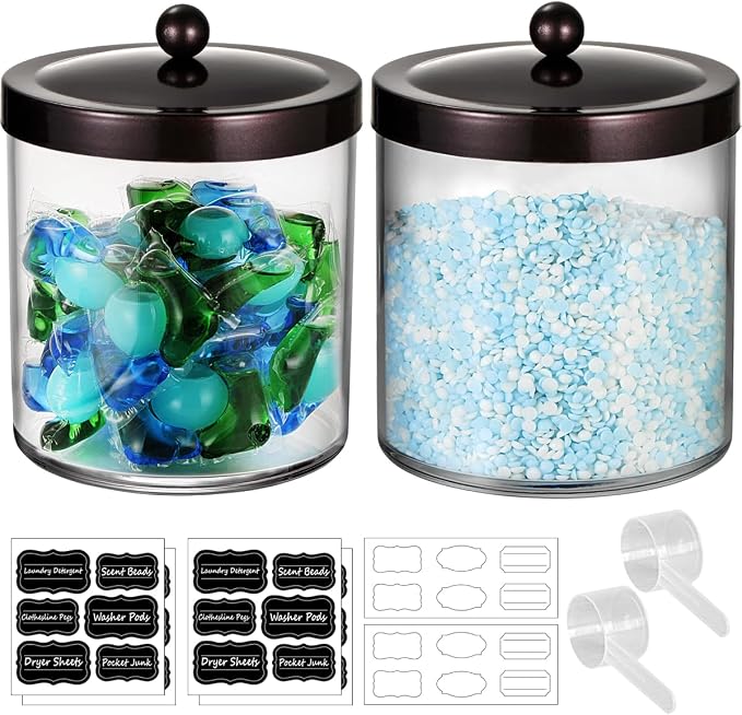 SheeChung 2 Pack 50oz Large Apothecary Jar by SheeChung