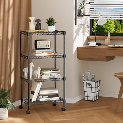 Golpart Small Shelves Storage Wire Metal Adjustable Shelf Unit - Image 8