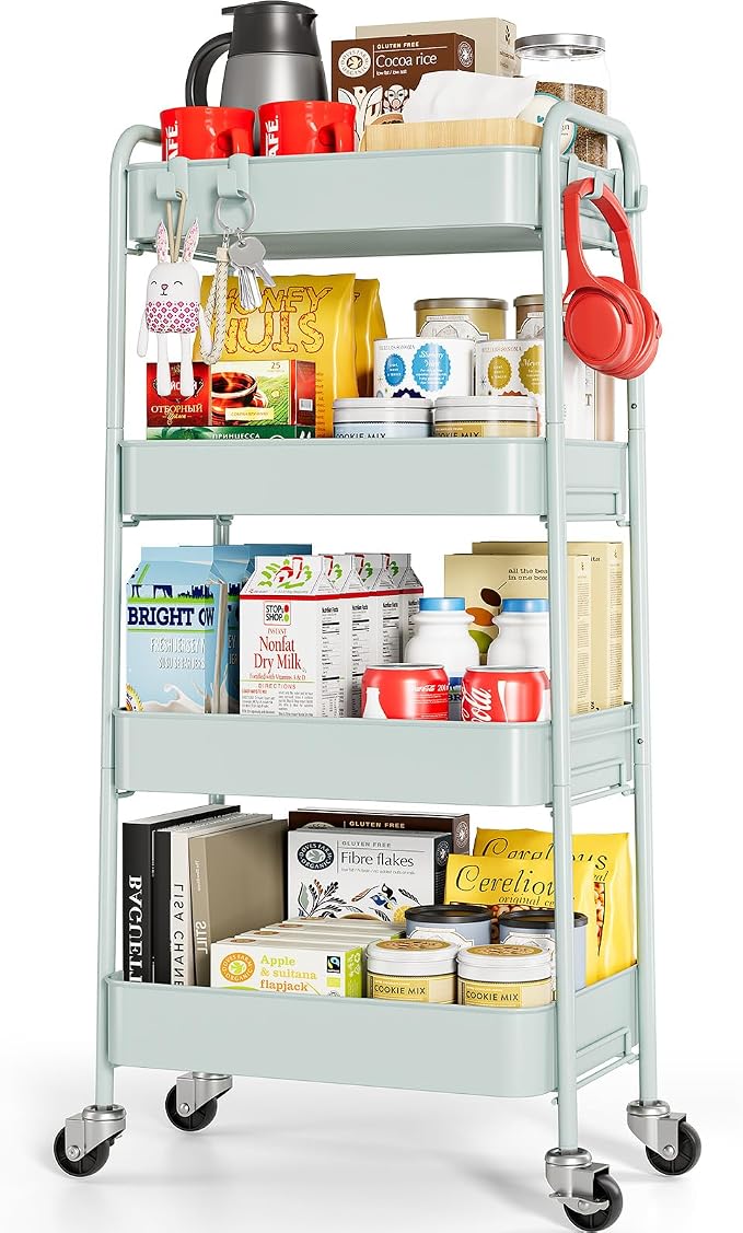 TOOLF 4-Tier Rolling Cart by TOOLF