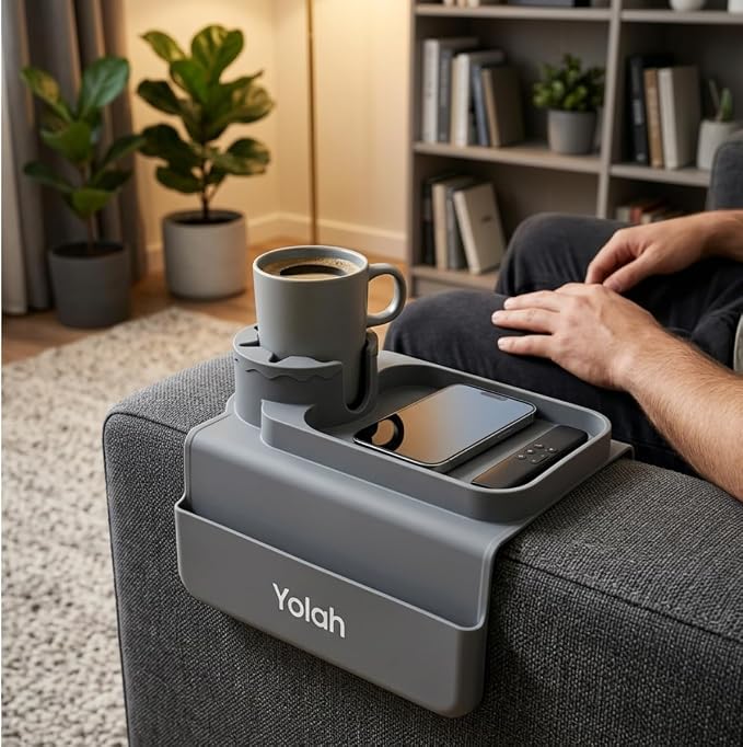 YOLAH Non-Slip Silicone Couch Cup Holder - Image 3