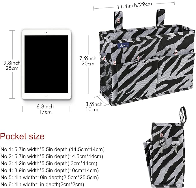 Surblue Caddy Hanging Organizer Bedside Storage Bag - Image 5
