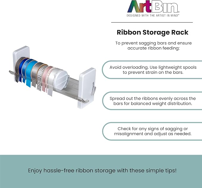 ArtBin Ribbon Storage Rack | Ribbon Spool Holder | Ideal - Image 4