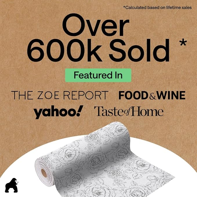 GORILLA GRIP DripGuard Shelf Liner, Non-Adhesive Drawer and Kitchen Cabinet - Image 6