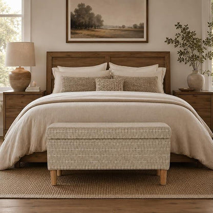 HomePop Malmo 36" Storage Bench - Image 2