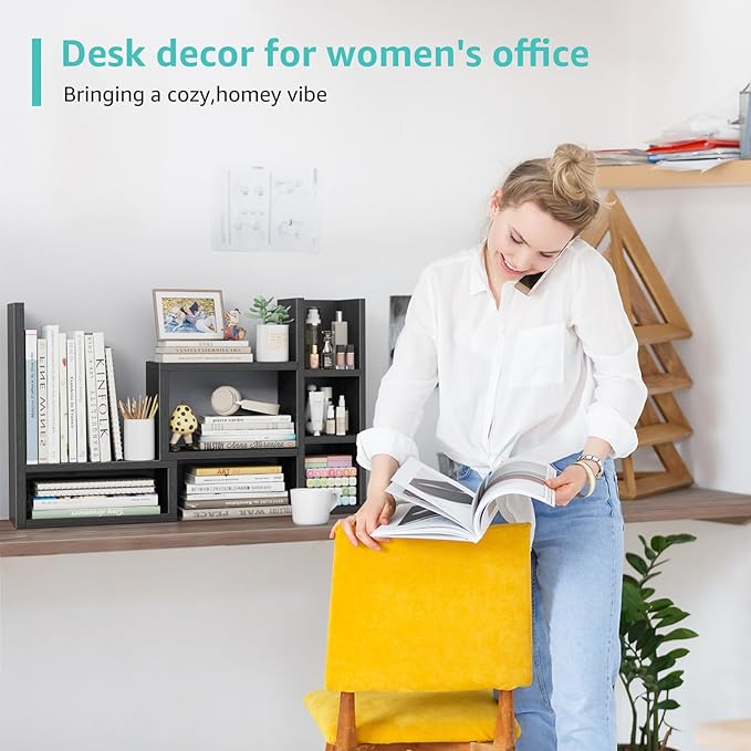 NUTIKAS Desk Shelves Desktop Organizer Shlef - Image 7