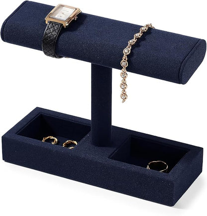 Oirlv Microfiber T-Bar Watch Display Stand Jewelry Display Props Jewelry - Image 9