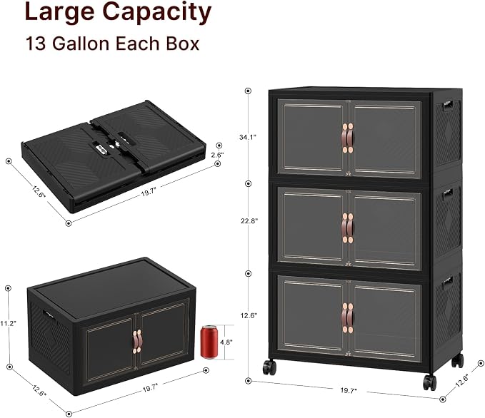 UAMFURI Stackable Storage Bins - Image 2