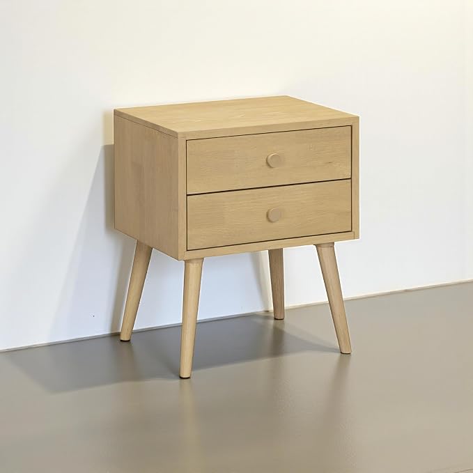 NTC Lux Nightstand with 2 Drawers, Featuring Adaptable Design, 150 lbs Load - Image 8