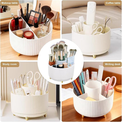 Makeup Brushes Holder Organizer, 360° Rotating Cosmetic display cases - Image 8